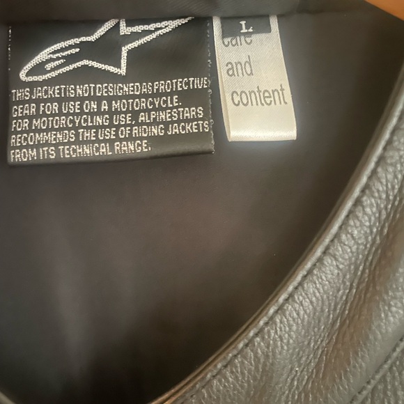 Alpinestars Gray and Black Bomber Jacket - Picture 4 of 4